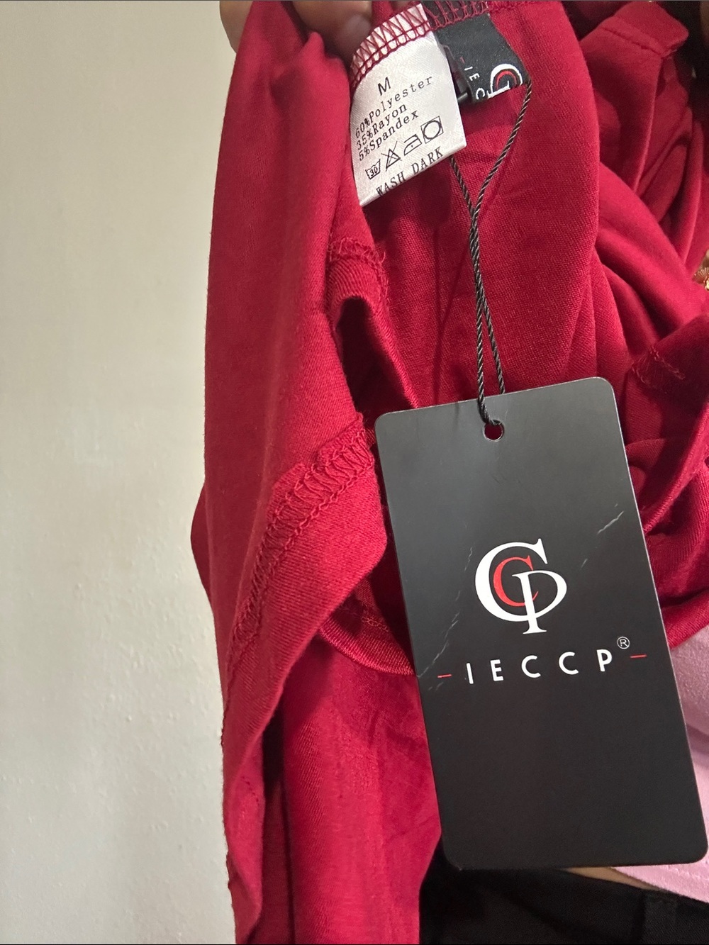Red V-Neck Sweater - Lightweight Everyday Knit